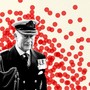 Prince Charles surrounded by red dots.