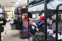 A homeless shelter 
