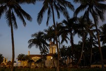 A photograph of Mar-a-Lago this morning at dawn