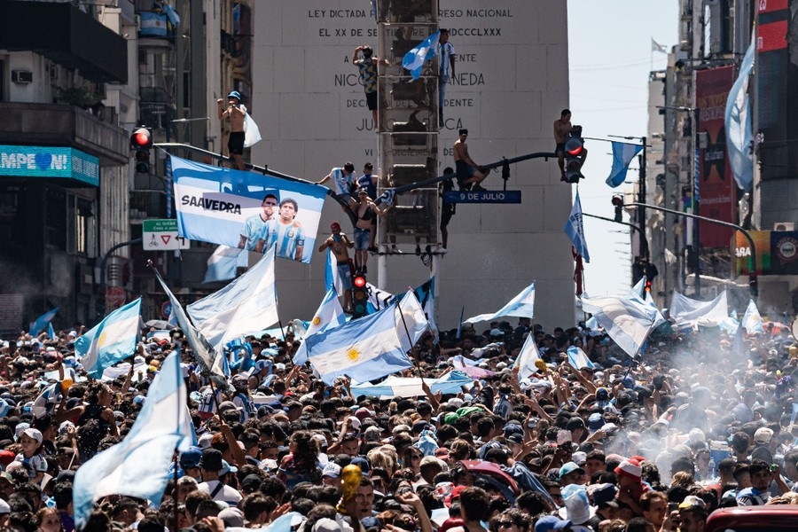 Photos Argentina S World Cup Victory Celebration The Atlantic
