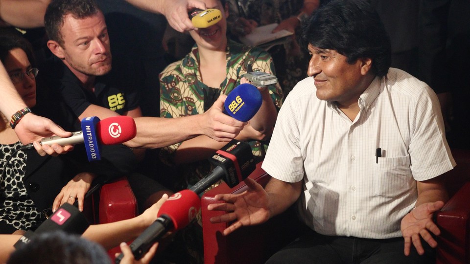 Bolivian President Evo Morales 