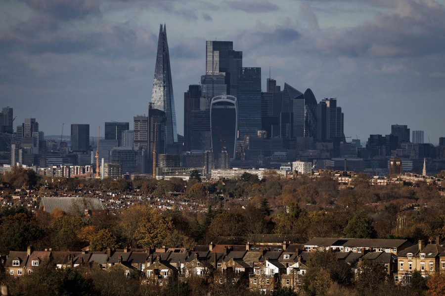 A view of the London skyline