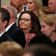 Gina Haspel in a crowd of faces