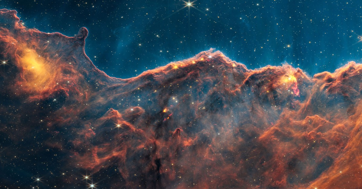 Day 20 of the 2025 Space Telescope Advent Calendar: The Cosmic Cliffs