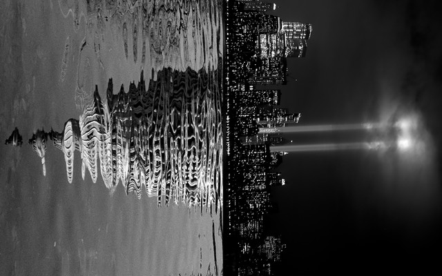 The Capitol and the Twin Towers memorial in a diptych