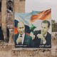 A poster in Aleppo showing Putin and Assad