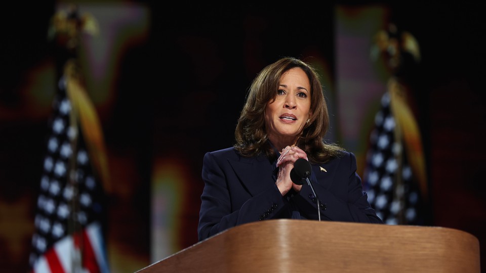 Kamala Harris at the Democratic National Convention