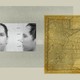 Mug shots of shooting suspect Tyler Robinson alongside a vintage map of Utah.