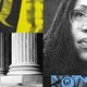 QAnon iconography, image of Supreme Court building and Ketanji Brown Jackson.