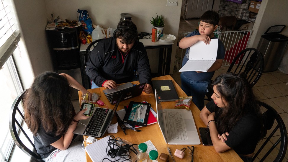 Photo of the Dominguez family