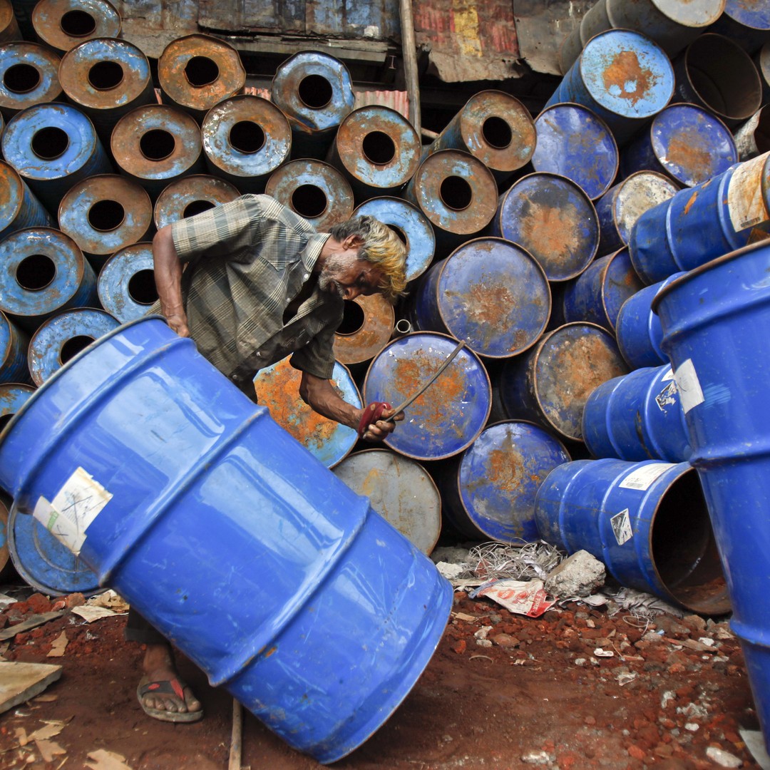 Toxic Waste Barrels