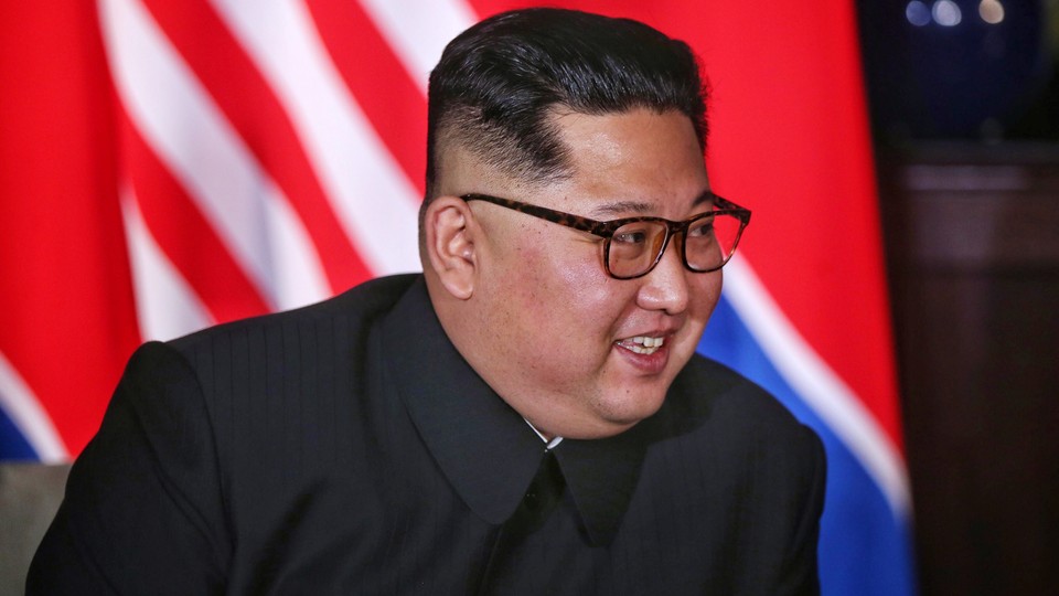 Kim Jong Un smiling