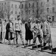 Some of the 3.6 million Austro-Hungarians wounded in the war learn to walk with prosthetic limbs at a hospital in Budapest. Altogether, more than 21 million men were wounded.