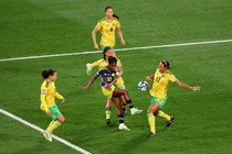 Colombia’s Linda Caicedo among four Jamaican players in a match at the Women's World Cup