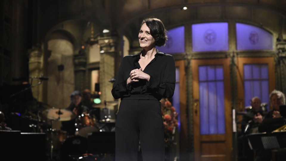 Phoebe Waller-Bridge spent much of her 'SNL' monologue talking about her Emmy-winning series 'Fleabag.'