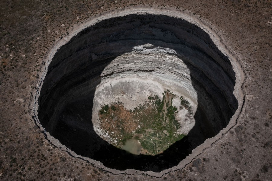 Photos Drought and Sinkholes Threaten Farmers in Turkey The Atlantic