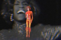 hologram of Whitney Houston performing