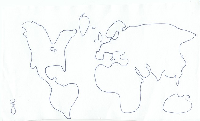 What You Get When 30 People Draw A World Map From Memory The Atlantic