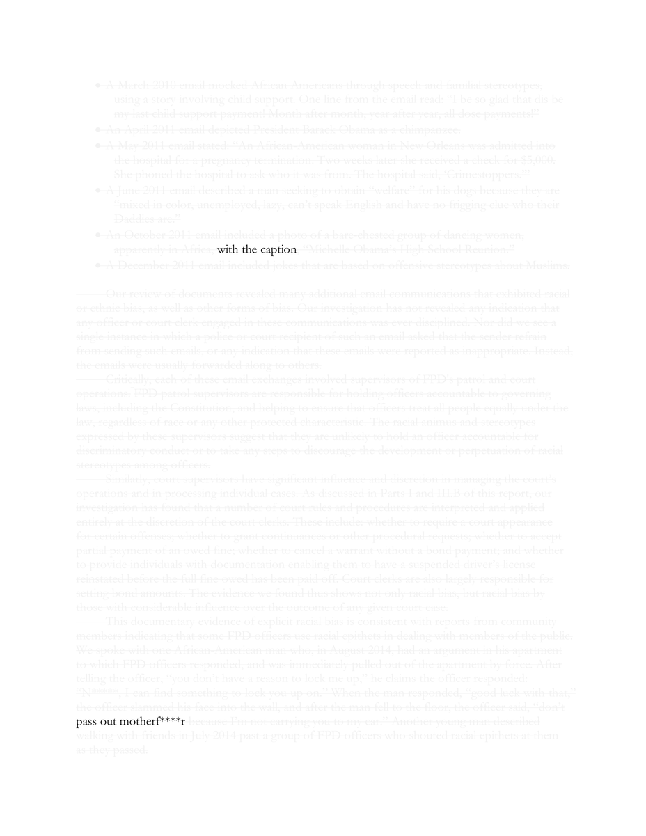 redacted Ferguson Report
