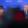 Angela Merkel with Horst Seehofer