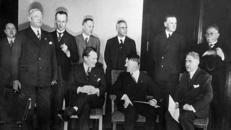 Adolf Hitler and his Cabinet