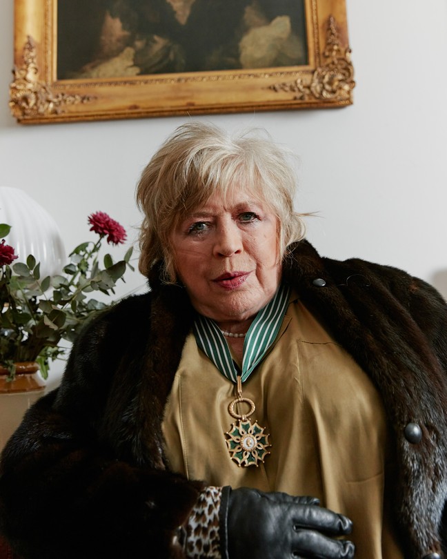 A portrait of Marianne Faithfull