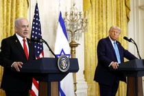 Donald Trump and Benjamin Netanyahu