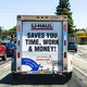 A U-Haul truck