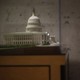 A scaled model of the U.S. Capitol is pictured in the Dirksen Senate Office Building in Washington.