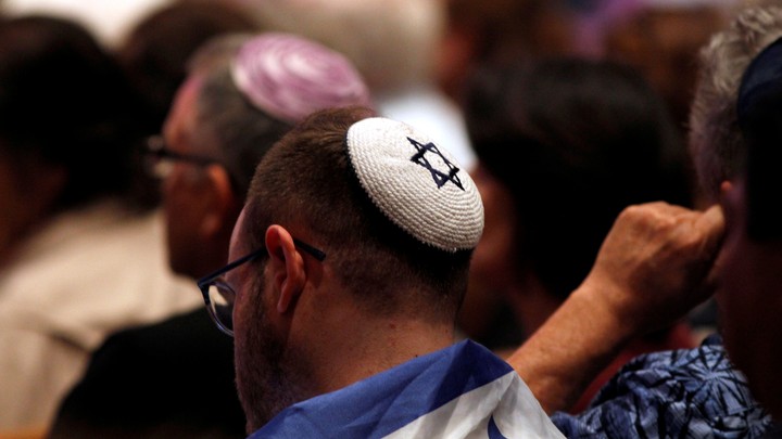 A candlelight vigil for victims of the shooting at the Congregation Chabad synagogue in Poway