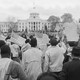 Civil rights marchers arrive at the Alabama State Capitol in Montgomery, Alabama after a 50 mile march from Selma to protest race discrimination in voter registration, 23rd March 1965.