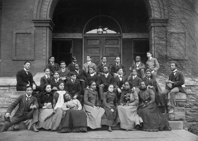 Senior Preparatory Class, Fisk University, Nashville, Tennessee, USA, early 1900s.