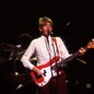 Nick Lowe performs at the Poplar Creek Music Theater in 1984.