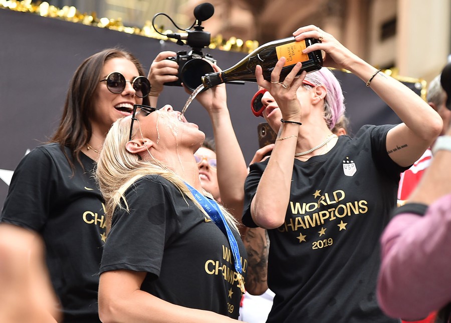 Photos Of The 2019 Women S World Cup Champions Victory Ticker Tape