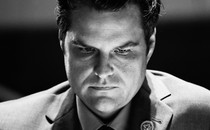 Black and white photo of Matt Gaetz