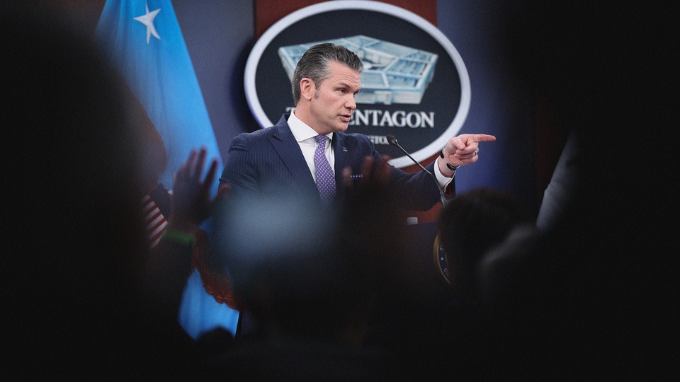a photo of Defense Secretary Pete Hegseth