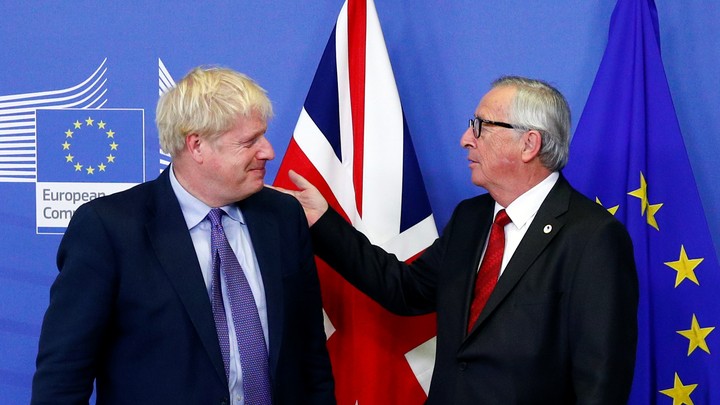 Boris Johnson and Jean-Claude Juncker
