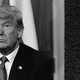 Side-by-side images of Donald Trump and Vladimir Putin, both looking serious