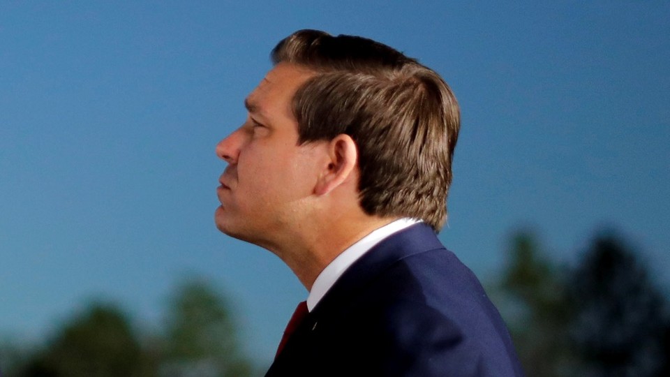 Ron DeSantis in profile