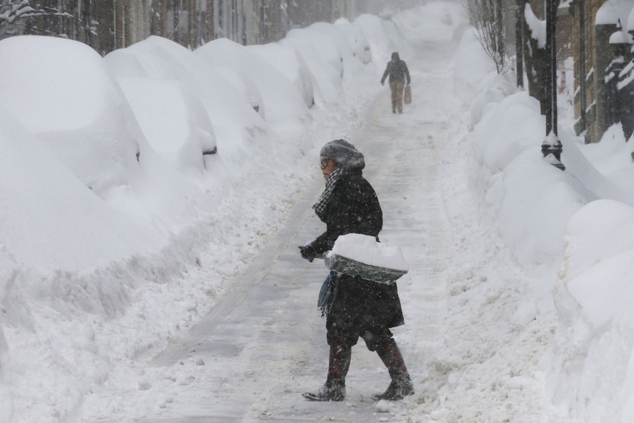 What Record Breaking Snow Really Looks Like The Atlantic