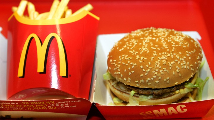 A Big Mac from McDonald's