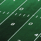 An image of a football field with numbers on it