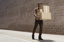 A UPS worker