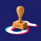 a USA stamp on top of the tiktok logo