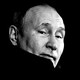 A headshot of Vladimir Putin