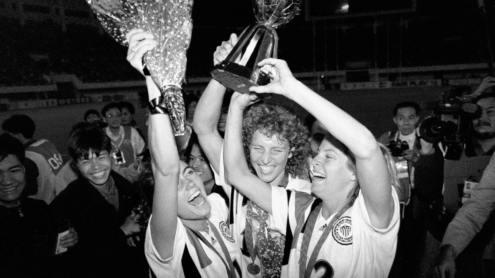 National Archives Displays Women's World Cup Trophy