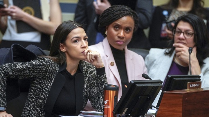 Alexandria Ocasio-Cortez, Ayanna Pressley, and Rashida Tlaib