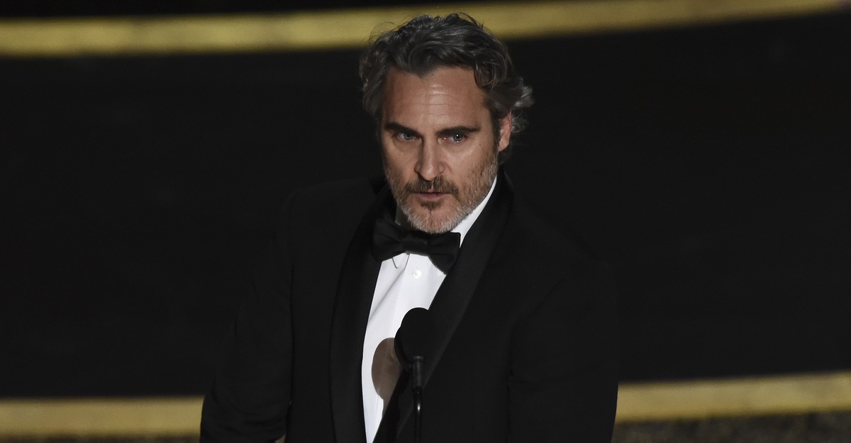 Joaquin Phoenix’s Oscar Speech Wrapped a Season of Rebellion - The Atlantic