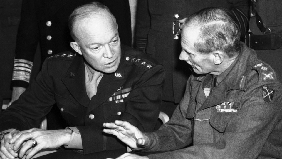 General Dwight Eisenhower, left, and General Sir Bernard L. Montgomery often clashed, but that didn't affect the larger U.S.-U.K. relationship.