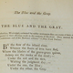 Opening verse of "The Blue and the Gray," as published in the September, 1867, issue of The Atlantic Monthly.